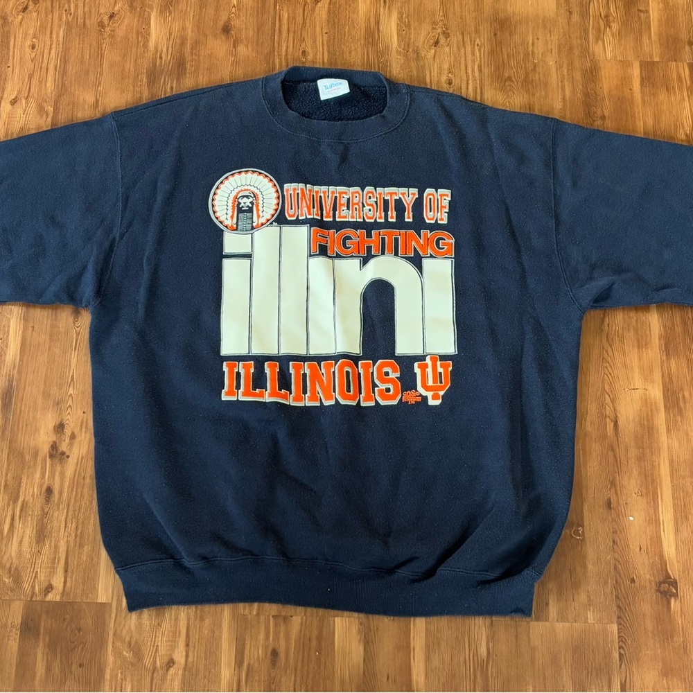 Vintage University of Illinois Fighting Illini Sweatshirt
